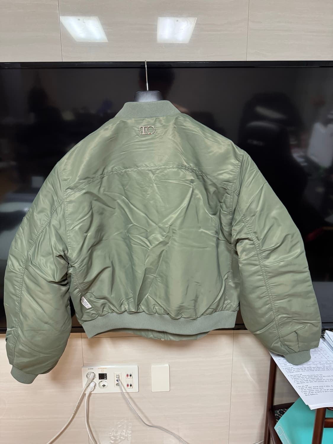 디써티원 Padded MA-1 봄버 자켓 (올리브) 상품이미지3