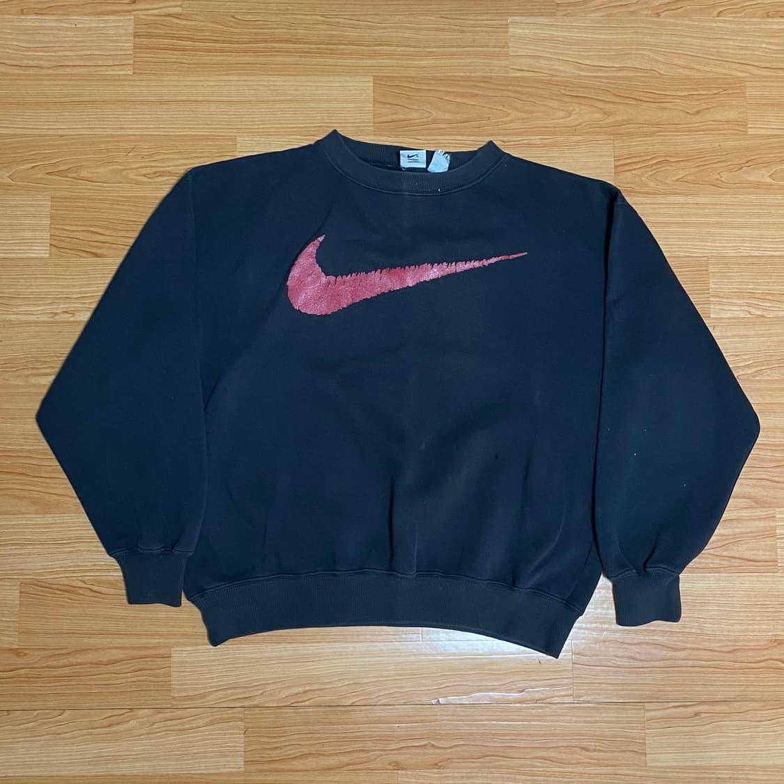 빈티지 90s 나이키 스우시 빅로고 크루넥 맨투맨 XXL 2XL 상품이미지1