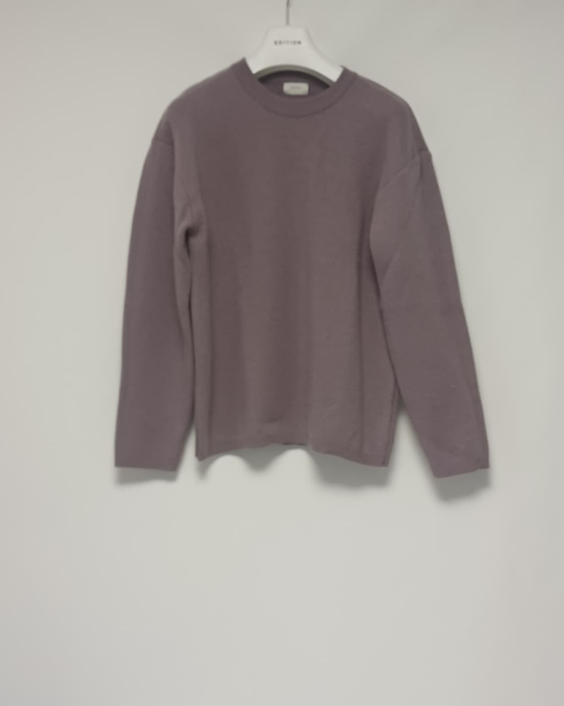 쿠어(COOR) 탑필 오버핏 니트 (더스티 퍼플)/ 상품이미지3