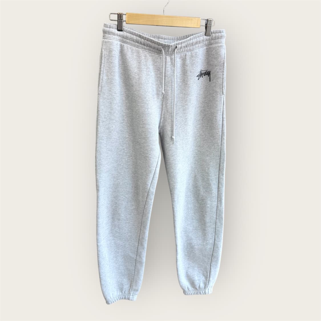 S/ 스투시 스탁 로고 기모 조거팬츠 상품이미지1