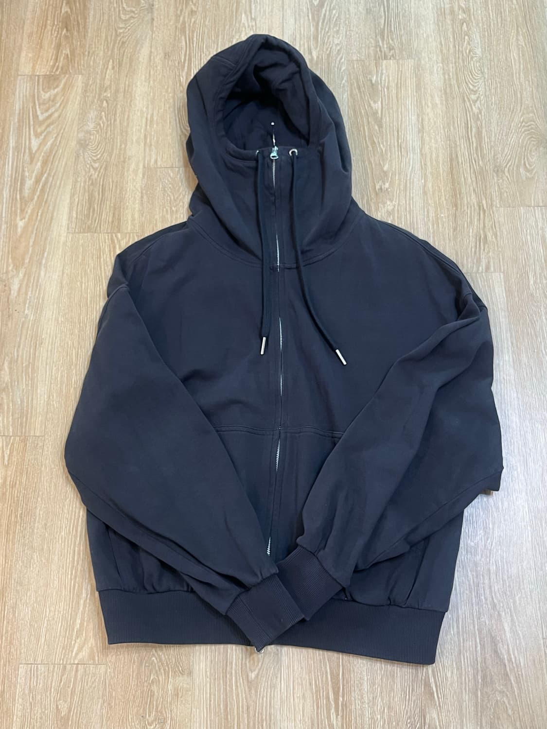 멜로우 Mellow High neck overfit hood zip-up 상품이미지4
