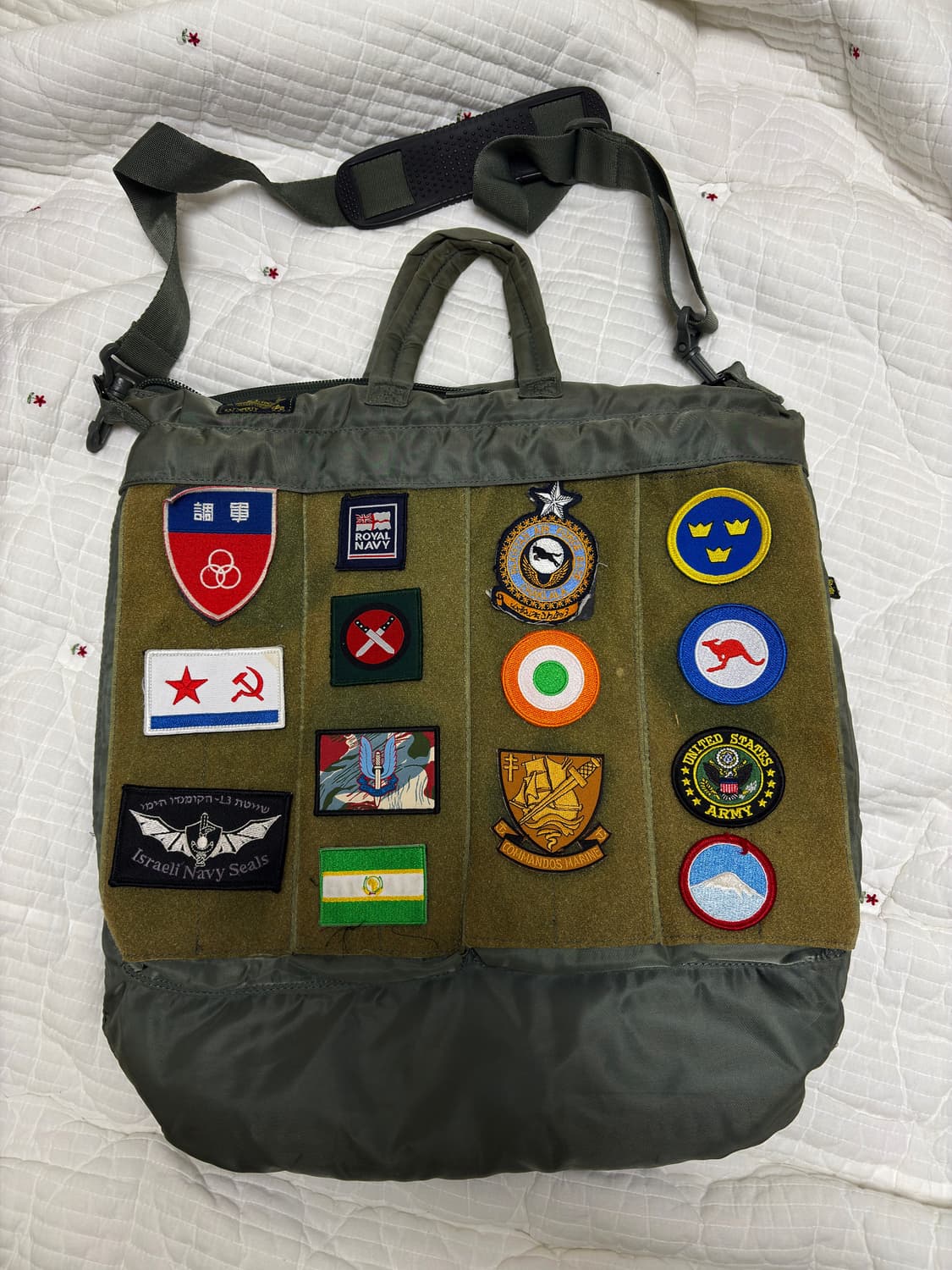 Alpha industries mil patch helmet bag 상품이미지1