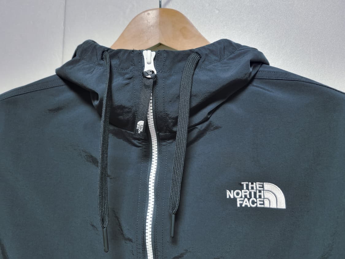 남성M 노스페이스 블랙 검정 우븐 아노락 바람막이 트레이닝복 고프코어 상품이미지4