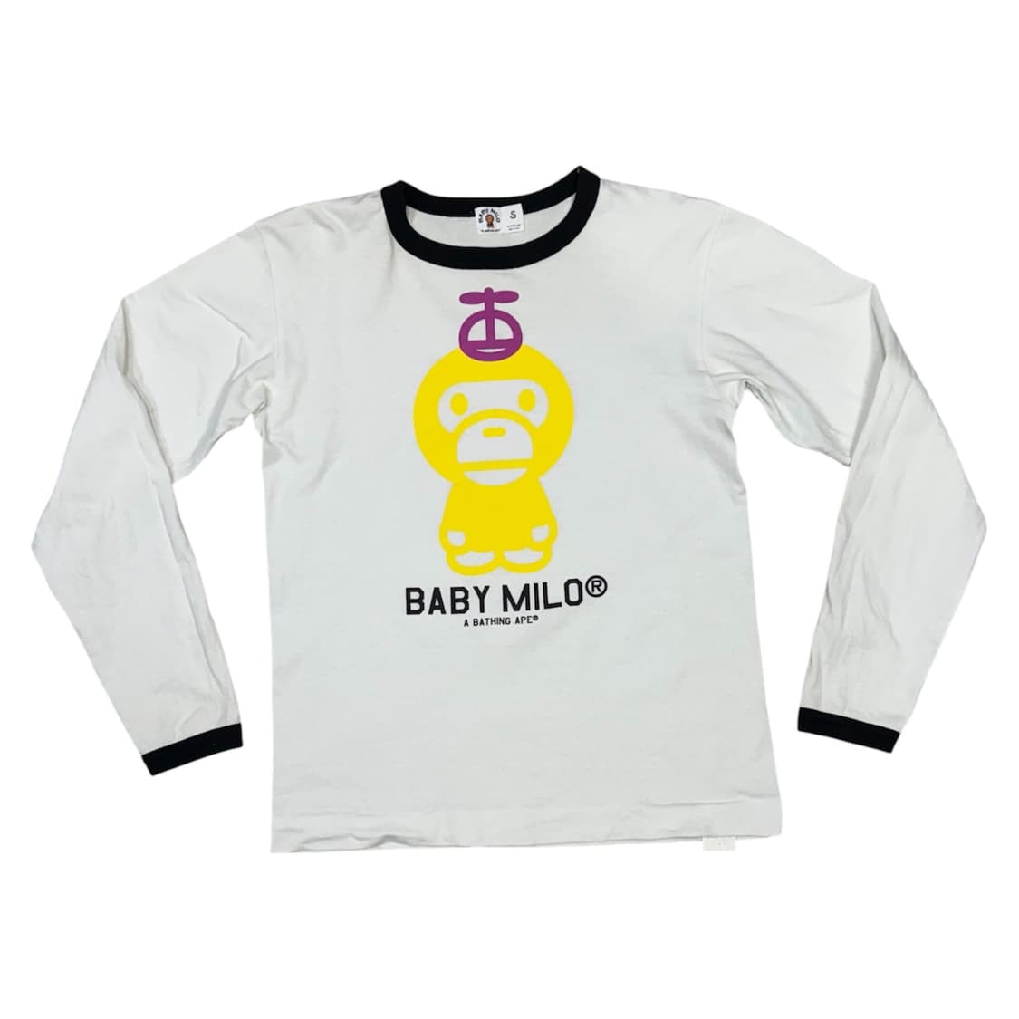2006 베이프 베이비 마일로 링거티 롱슬리브 티셔츠 상품이미지1