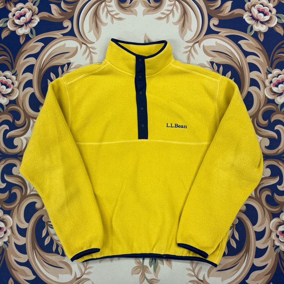 (M)엘엘빈 L.L.Bean 플리스 풀오버 자켓(옐로우) 상품이미지1