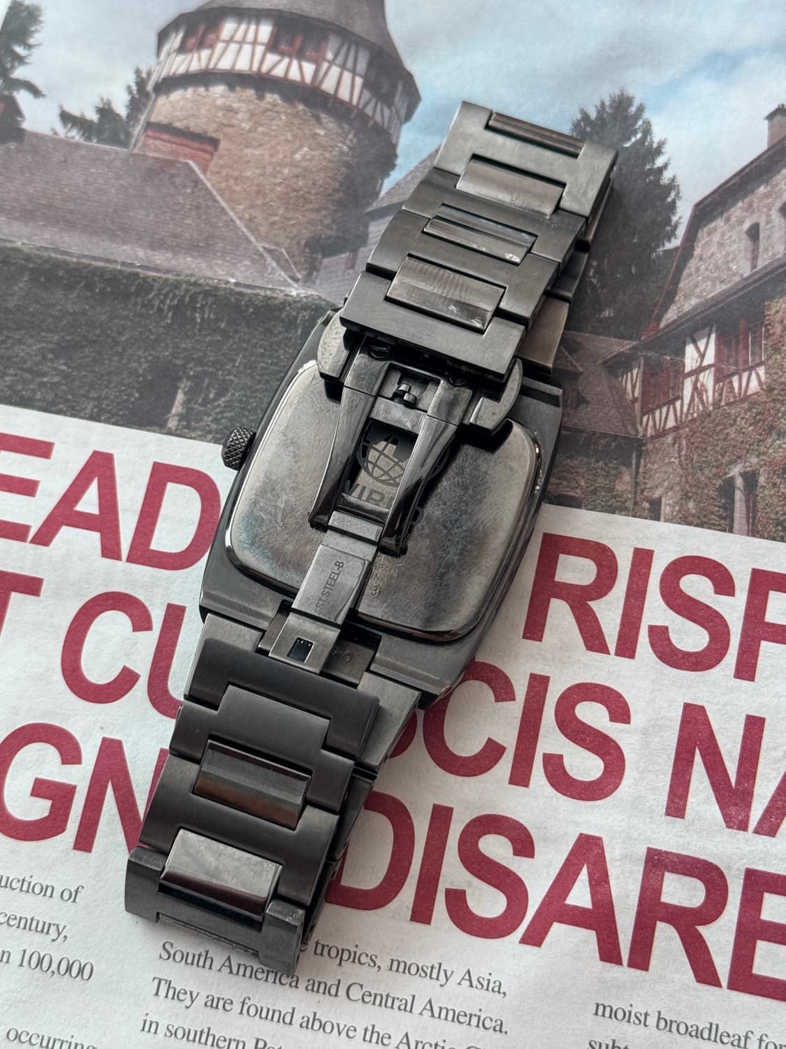 Wired 와이어드 Square Quartz Day-Date 상품이미지3