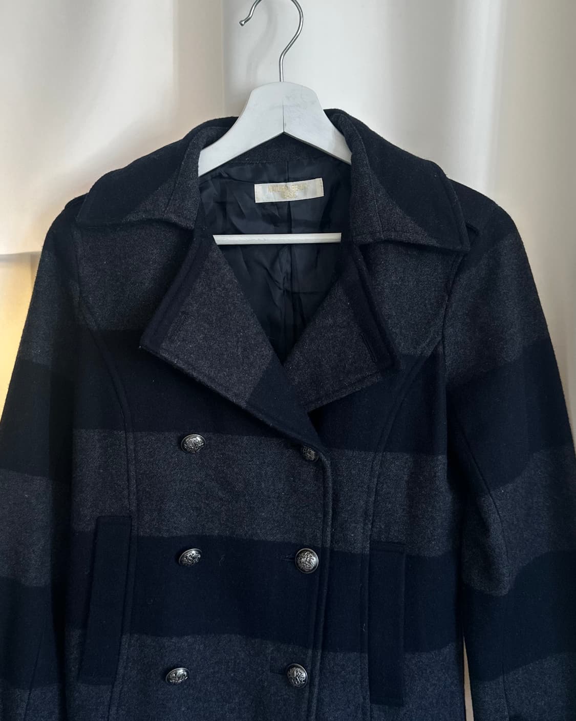 [NATURAL BEAUTY BASIC] stripe peacoat  상품이미지2