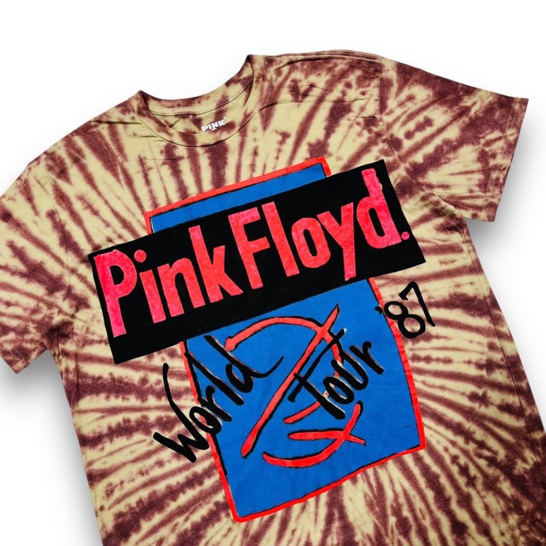 핑크 플로이드 2021s 투어 타이다이 밴드 반팔 티셔츠 상품이미지2