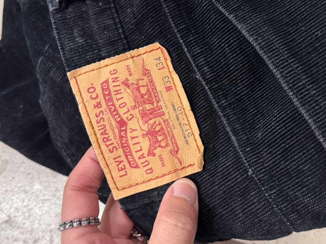 90s 리바이스 517 코듀로이 부츠컷 팬츠 상품이미지6