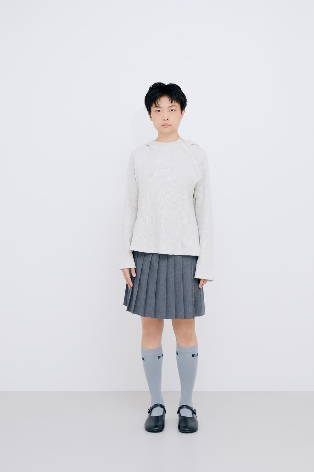 할로미늄 오버사이즈 와플 후디 상품이미지1