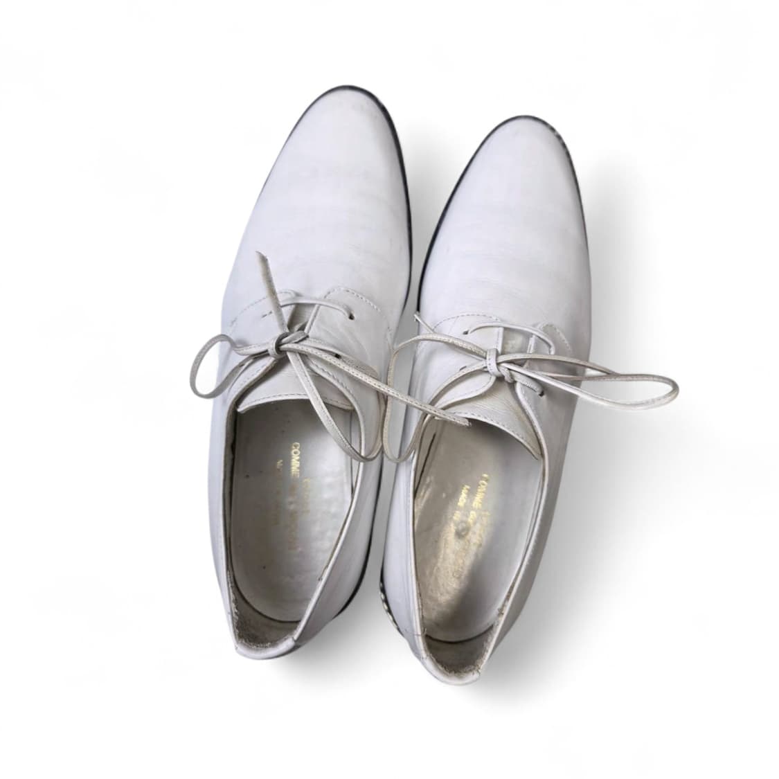 꼼데가르송 트리콧 레이디스 레더 드레스슈즈 상품이미지8