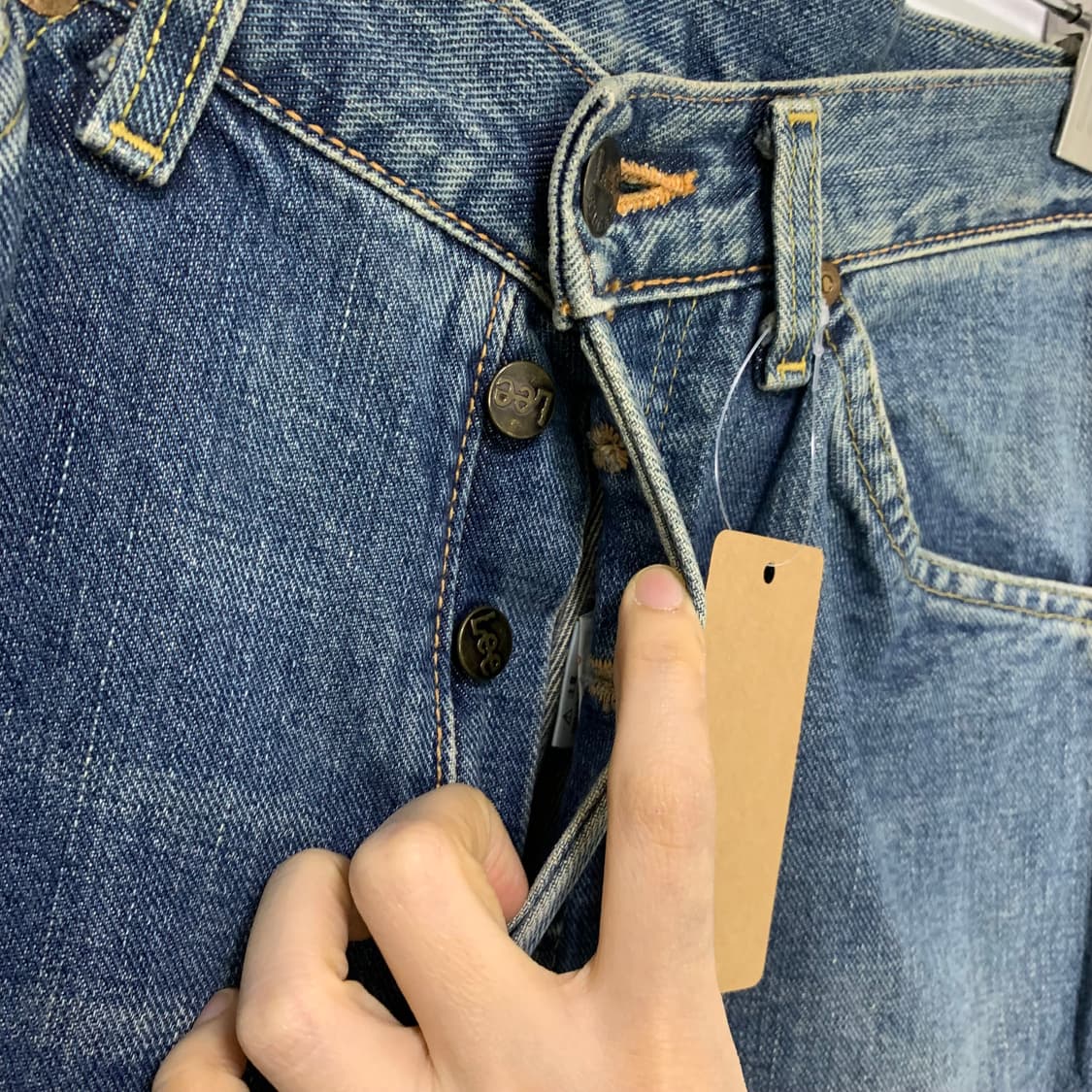 Lee 리 빈티지 데님팬츠 중청 청바지 y2k 00s 27-28인치 상품이미지5