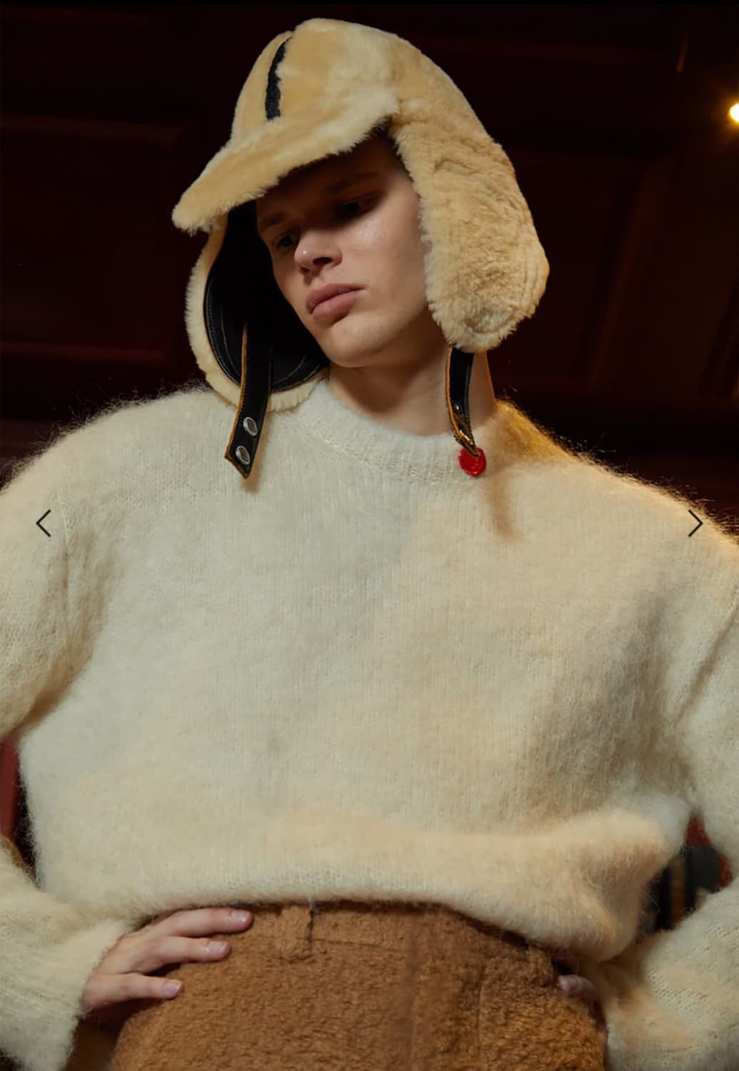 [M]21FW STU Mohair Knit Cream STU OFFICE 상품이미지1