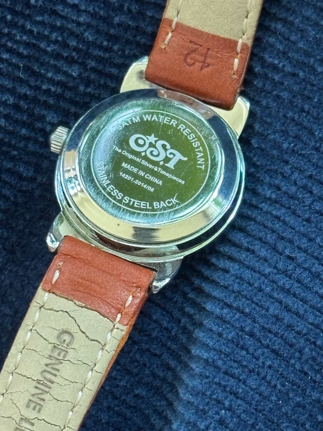 vintage ost brown leather watch 상품이미지9