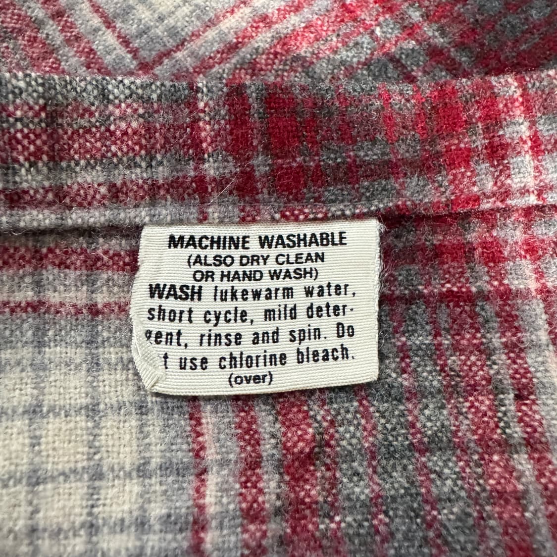 빈티지 60s Pendleton Plaid Flannel 펜들턴 셔츠 상품이미지8