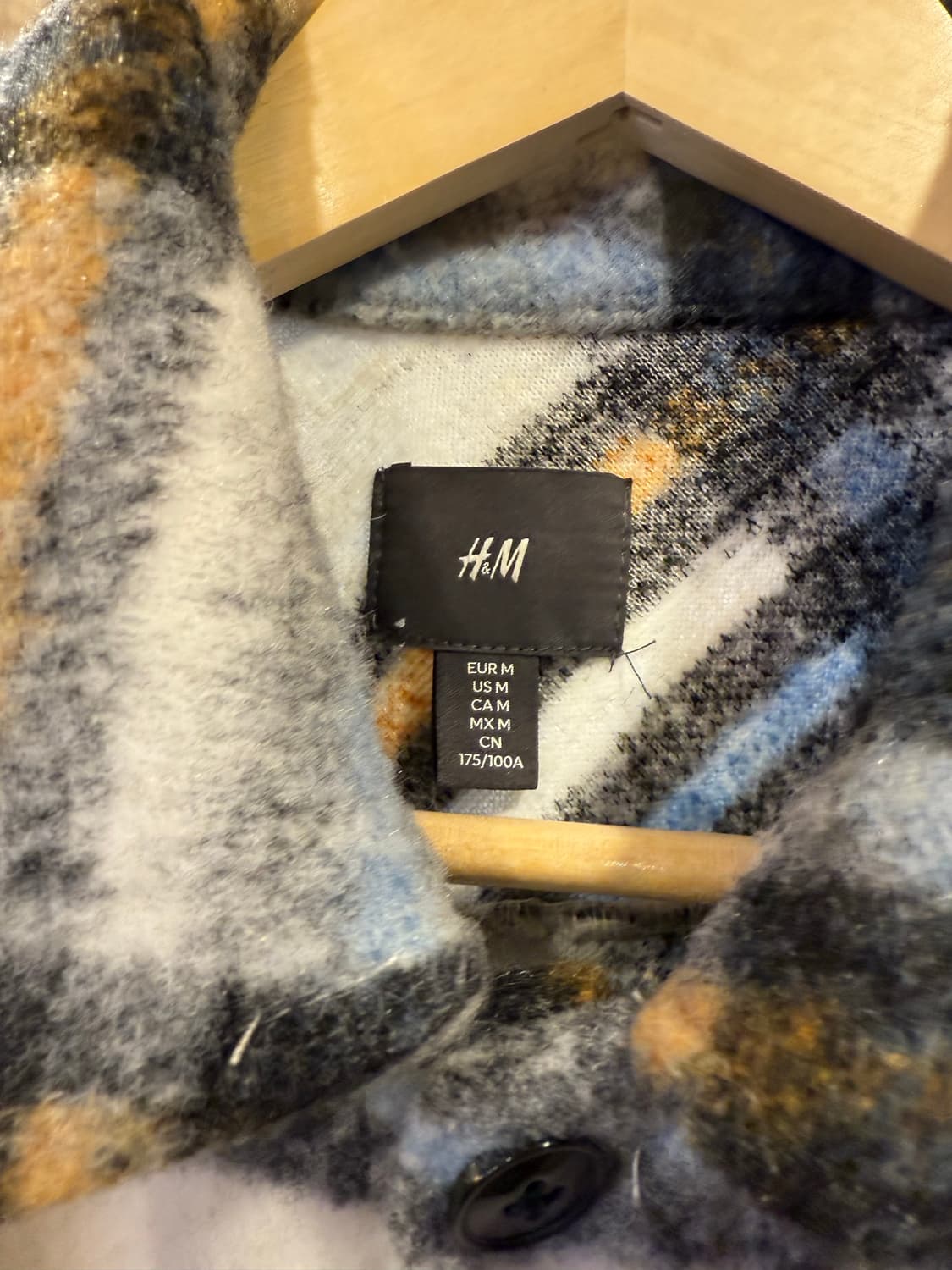 H&M 플란넬 셔츠 자켓 상품이미지2