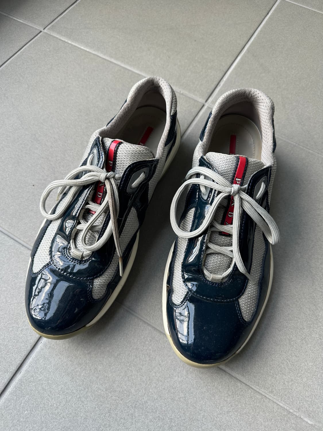 [280] 프라다 아메리카컵 og 네이비 유광 상품이미지1