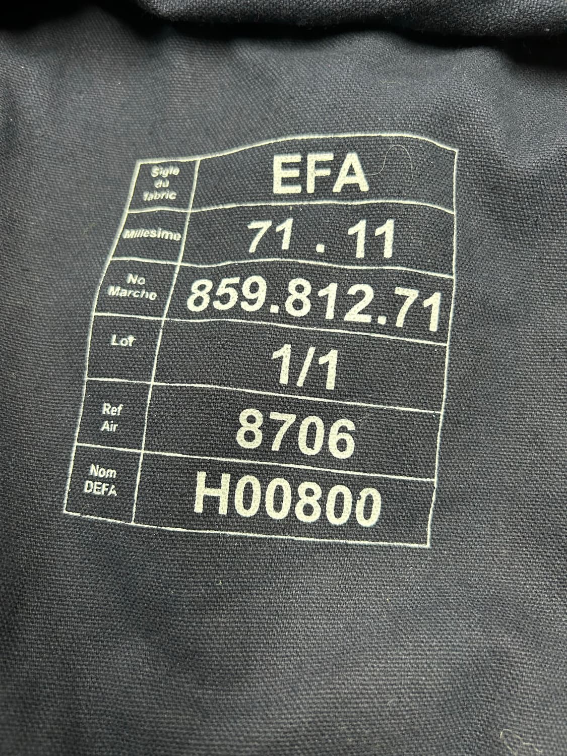 프랑스 해군 낙하산 캔버스 백 상품이미지6