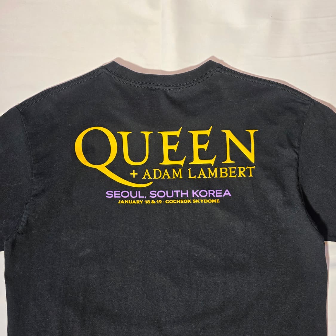 [2XL]퀸 QUEEN 서울 콘서트 공식 굿즈 티셔츠 상품이미지5