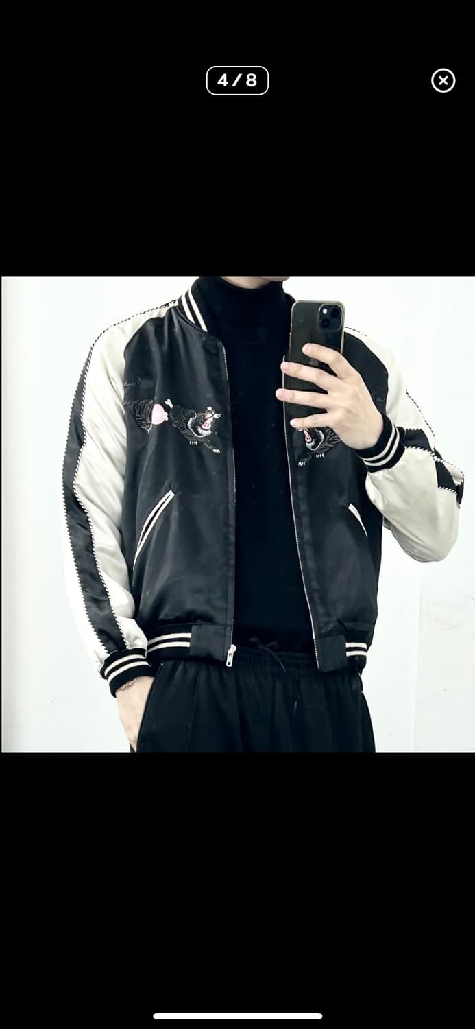 언더커버 15SS 타이거 자수 스카쟌 자켓 상품이미지4