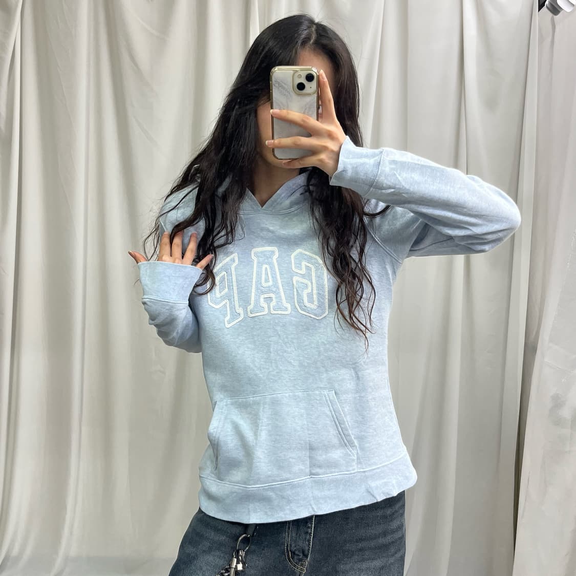 GAP skyblue hoody 상품이미지1
