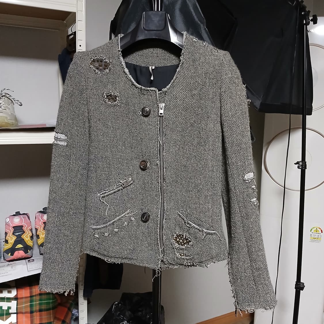 i ro 이로 트위드 자켓 상품이미지5