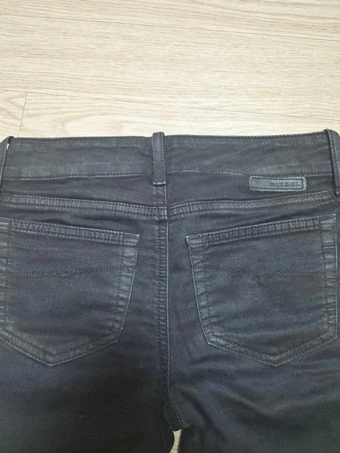 디젤 코팅 워싱 블랙진 데님 상품이미지3
