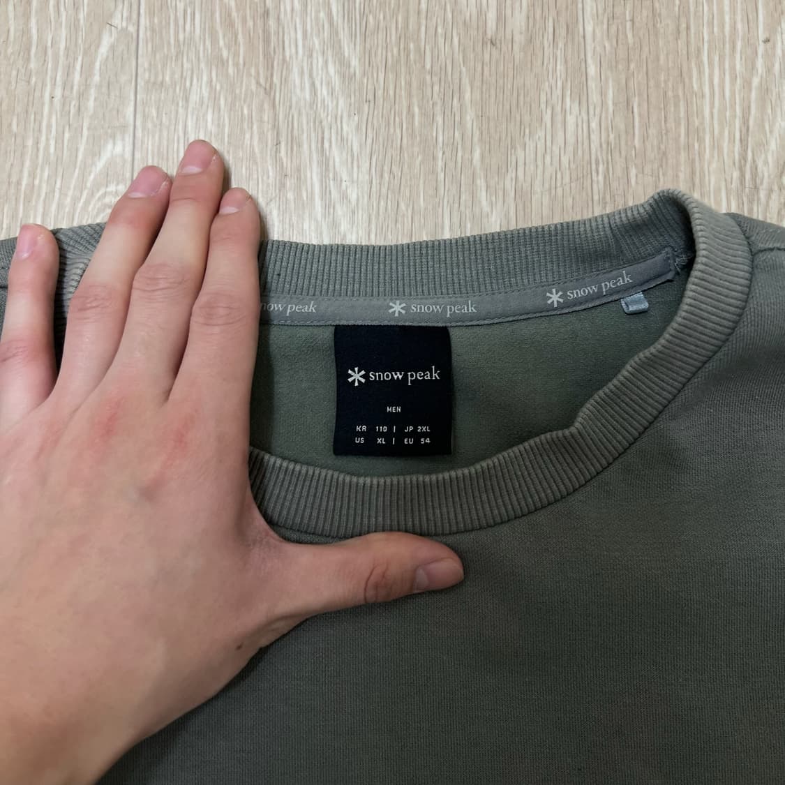 스노우피크 리플렉티브 맨투맨 XXL/110  상품이미지6