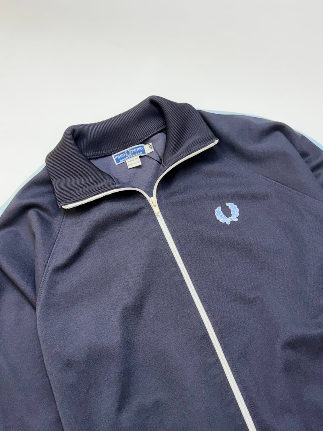 Fred Perry 프레드페리 스트라이프 테잎 네이비 트랙탑 자켓 상품이미지1