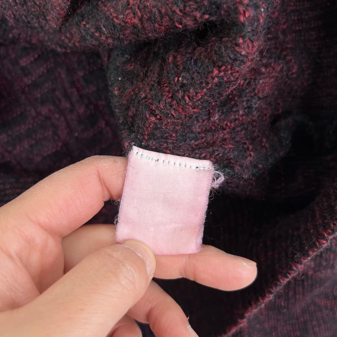 95 입생로랑 빈티지 패턴 니트 상품이미지4