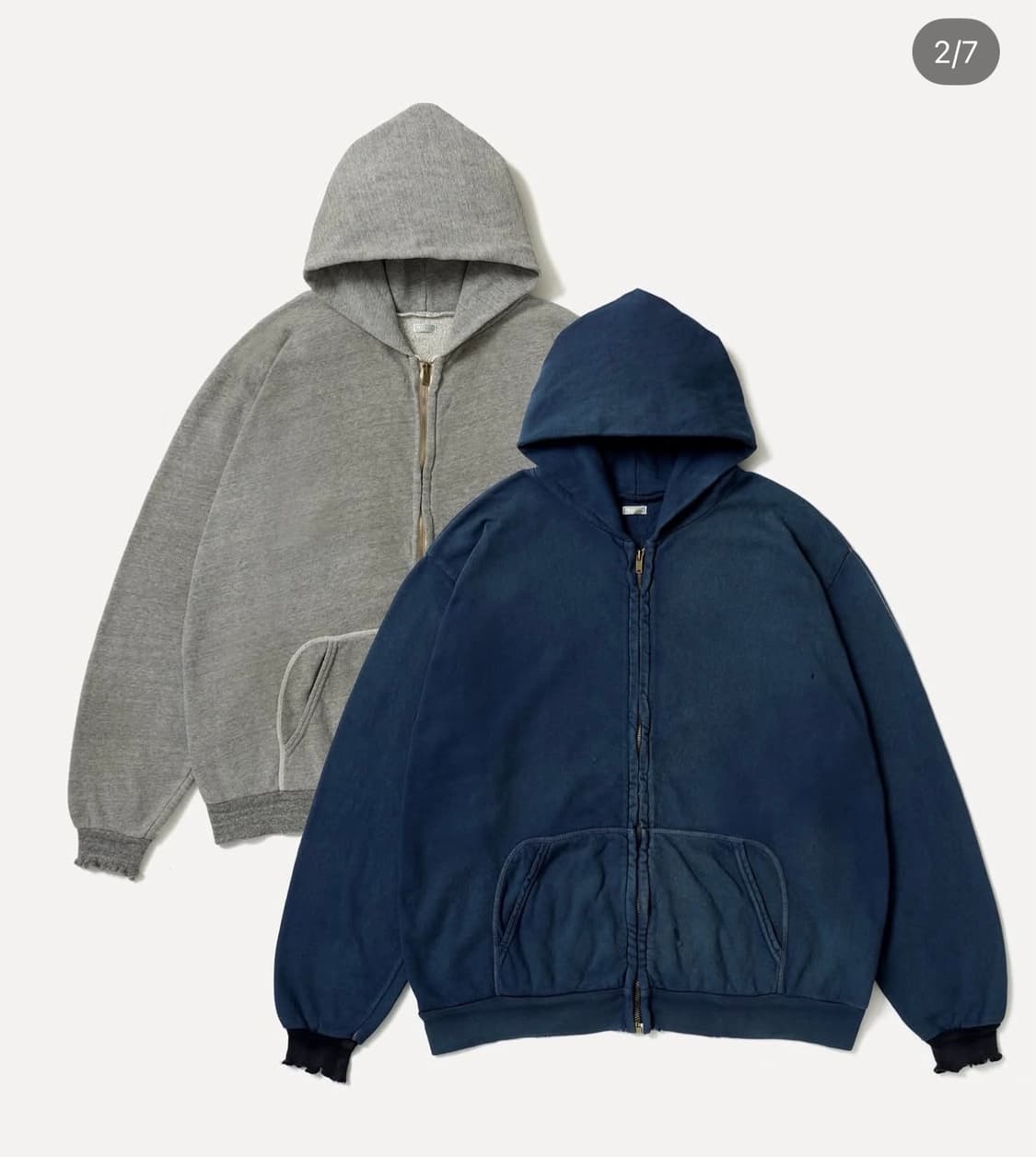 아프레쎄 후드집업 그레이 4 상품이미지1