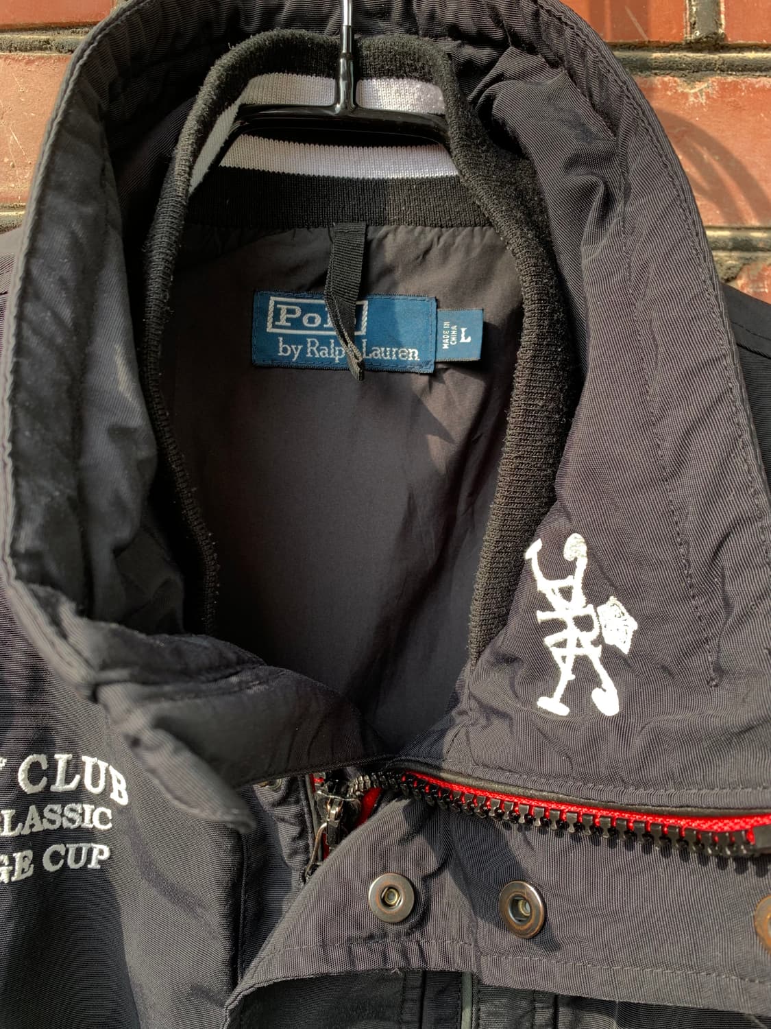 폴로 랄프로렌 클럽 블루종 자켓 자수 사이즈 L 상품이미지2