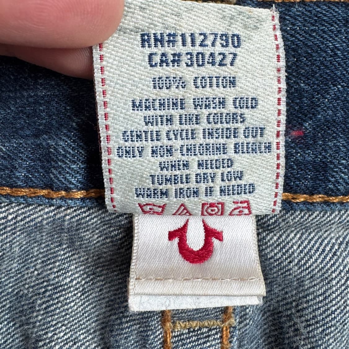 트루릴리전 Y2K 조이 부츠컷 데님팬츠 상품이미지9