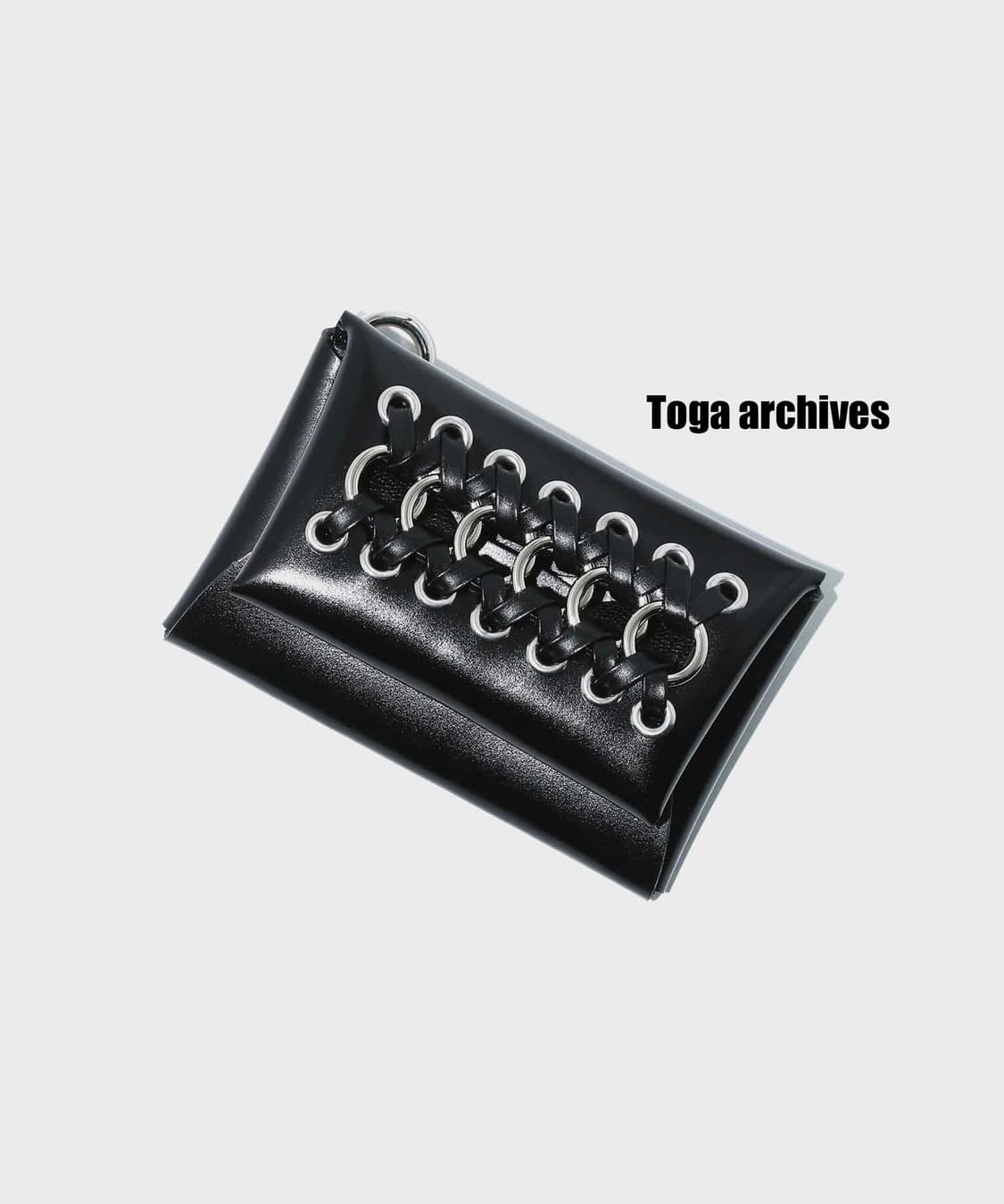 [OS] 토가 투 링 모티프 카드 케이스 블랙 상품이미지1