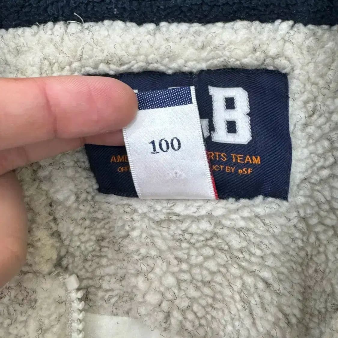 100(XL) MLB 뉴욕 양키스 올드스쿨 양털 자켓  상품이미지9