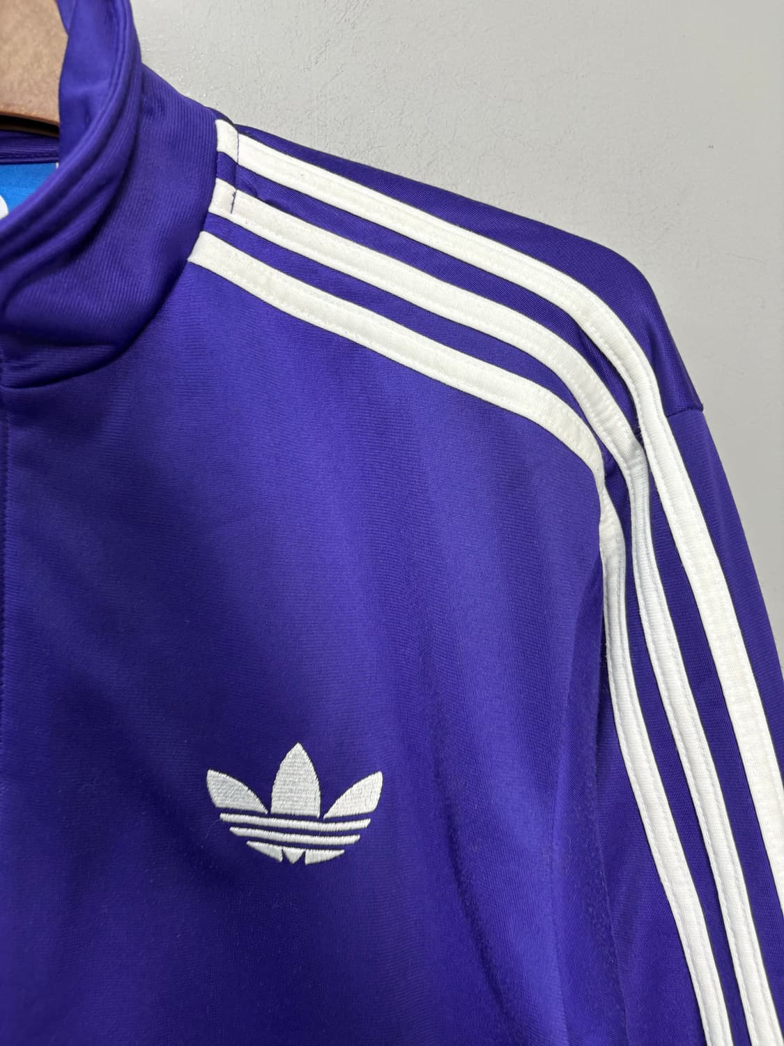 아디다스 클래식 파이어버드 퍼플 트랙탑 져지 A2887 상품이미지3