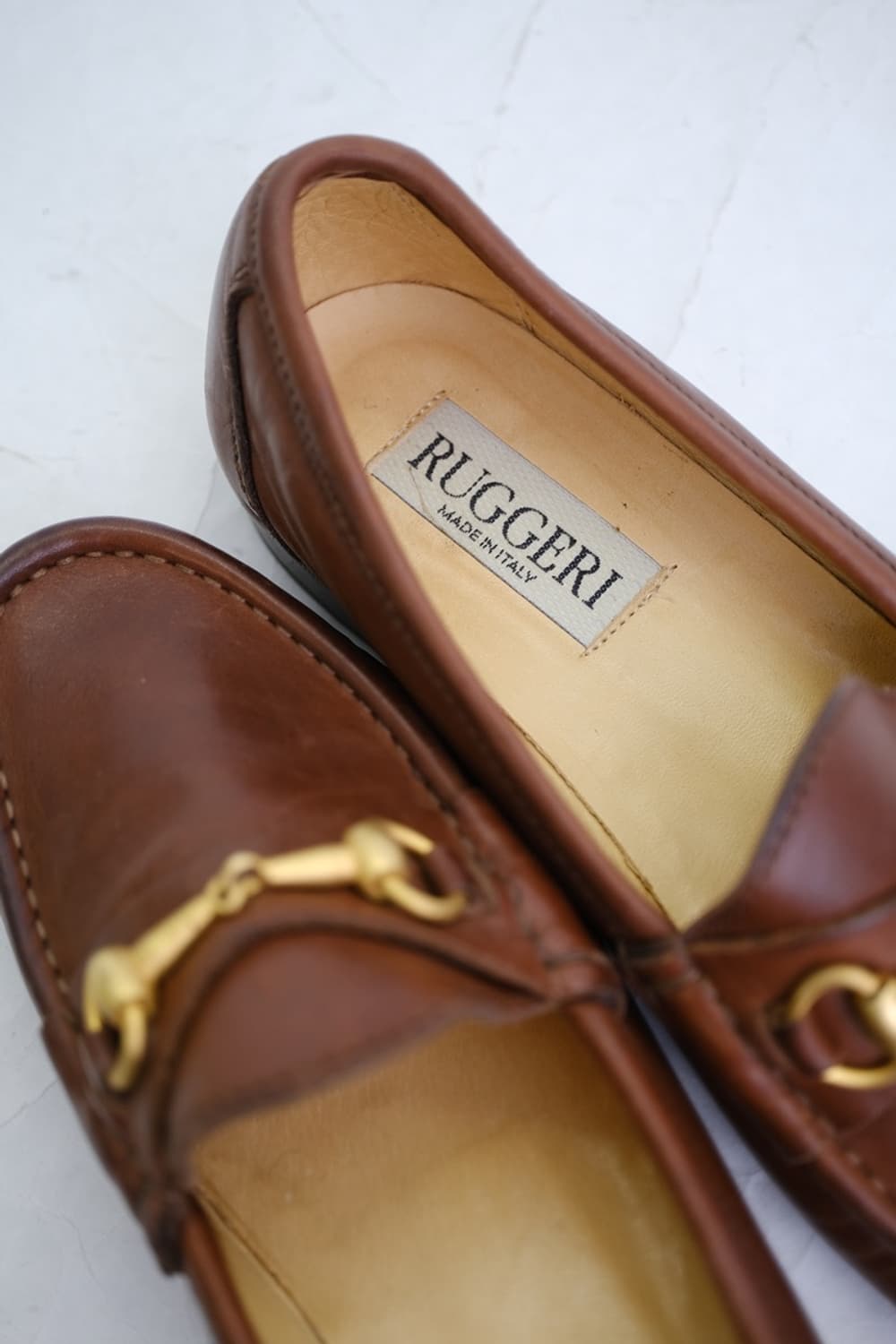 Italy ruggeri vero cuoio chain loafer 상품이미지8