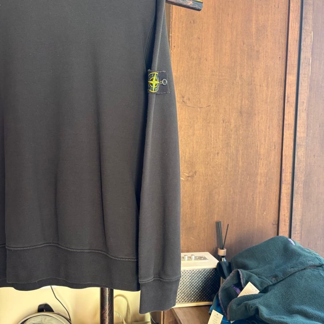 15771 - 스톤아일랜드 블랙 와펜 맨투맨 상품이미지4