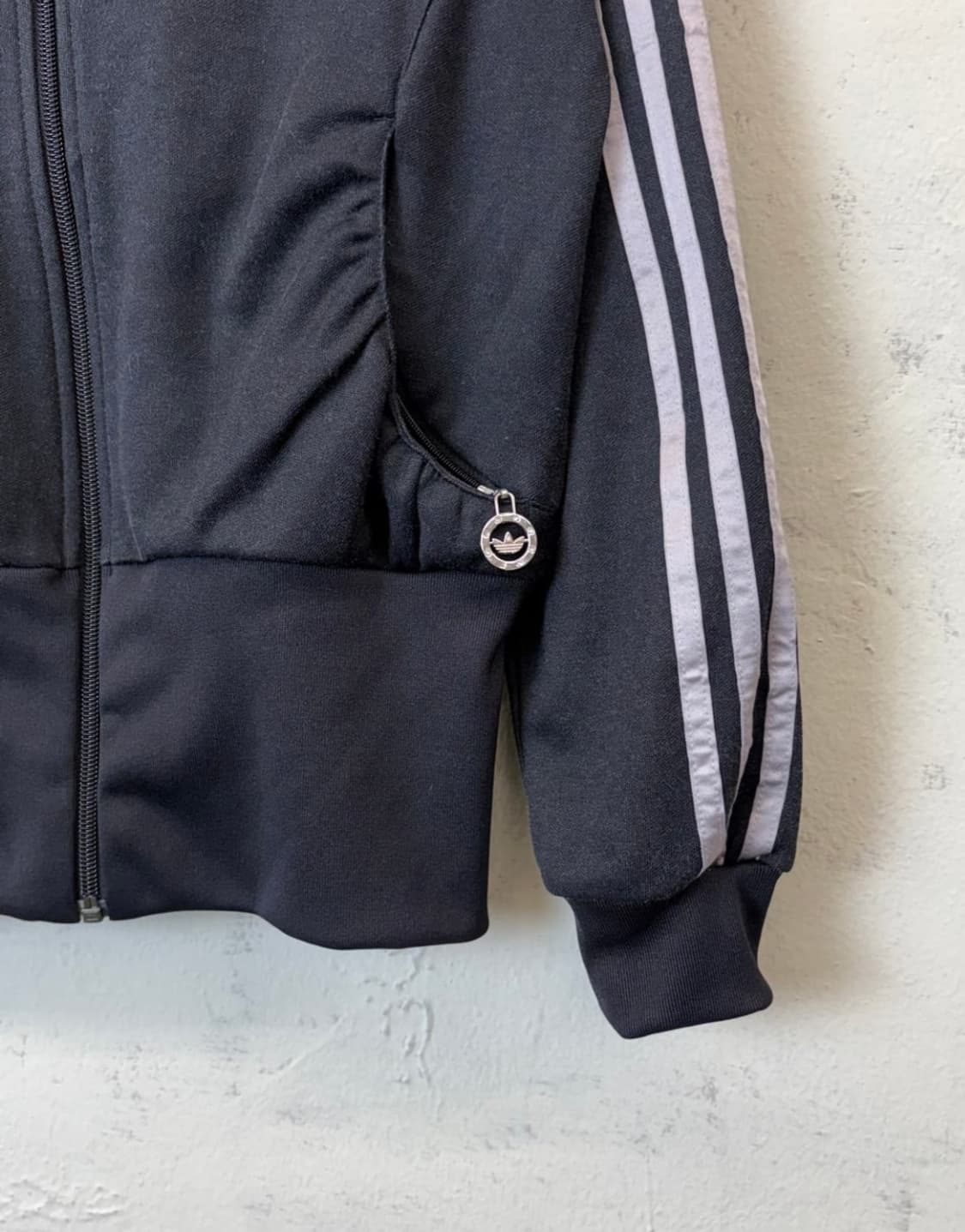 아디다스 큐빅 져지 빈티지 글리터 큐빅 로고 트랙탑 져지 상품이미지4