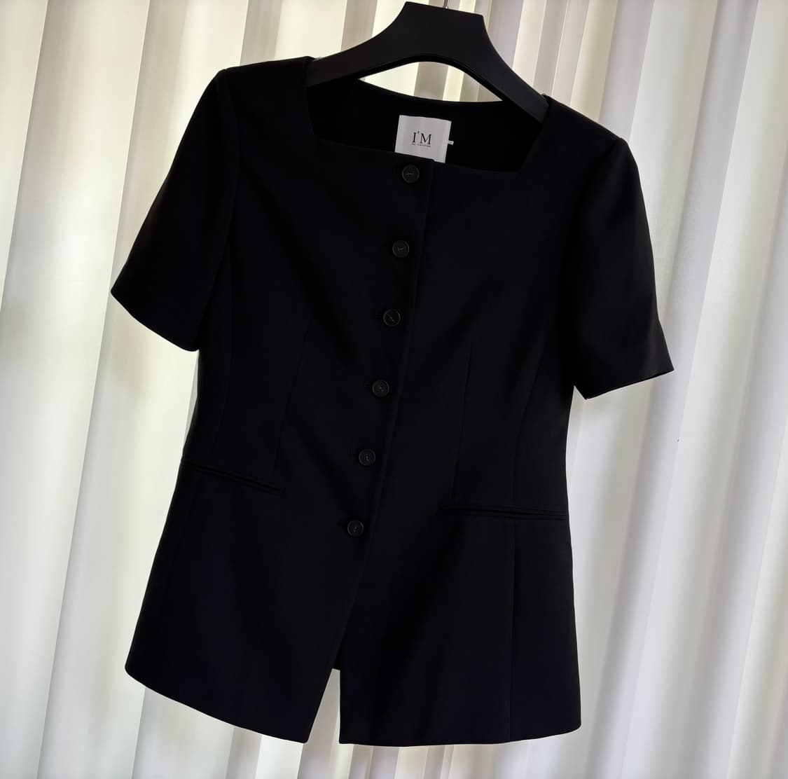 잇미샤 스퀘어넥 슬림핏 자켓 상품이미지2