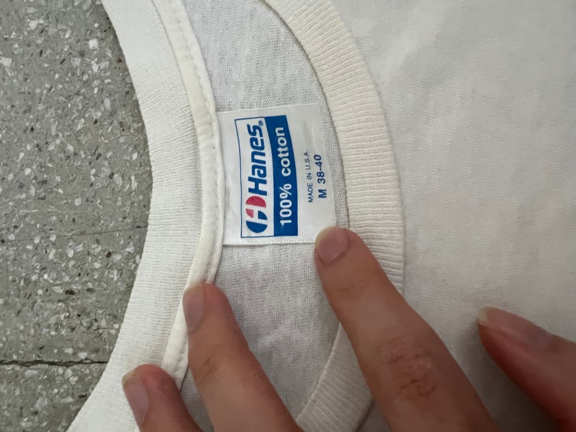 Made in usa 해인즈 물고기 자연보호 그래픽 티셔츠 상품이미지2