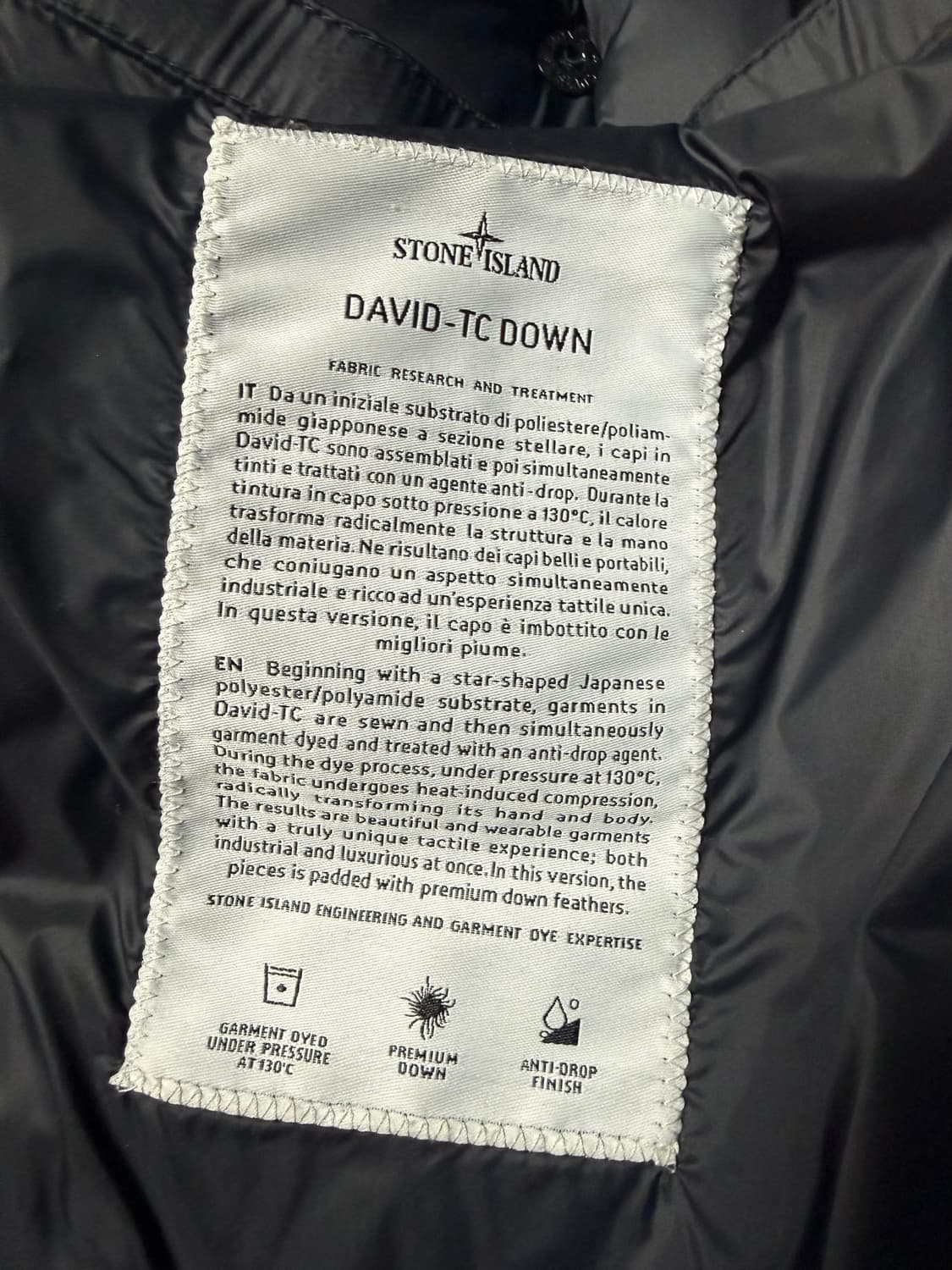 스톤아일랜드 DAVID-TC DOWN 패딩자켓 상품이미지3