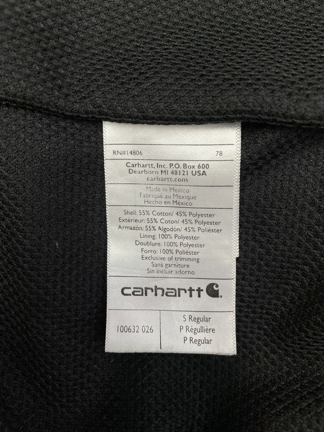 칼하트(Carhartt) 후드 집업 자켓 상품이미지5