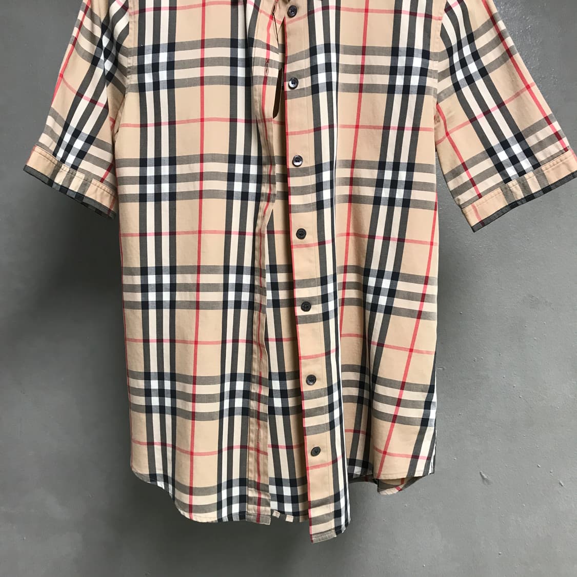 버버리 브릿 반팔 셔츠 S 상품이미지3