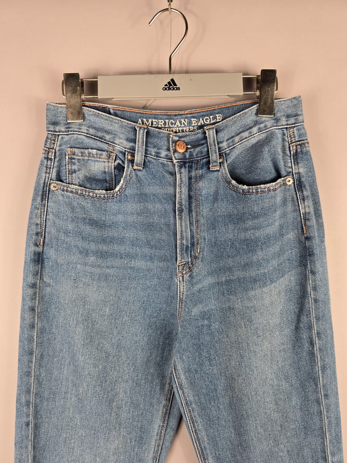 [무료배송]아메리칸이글 UK6 여성 스판 하이웨이스트 테이퍼드 청바지 상품이미지2