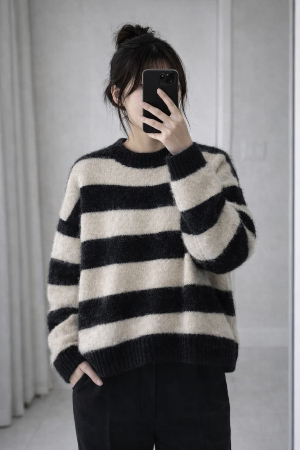 택달린새상품.비긴202.스트라이프 니트 상품이미지2