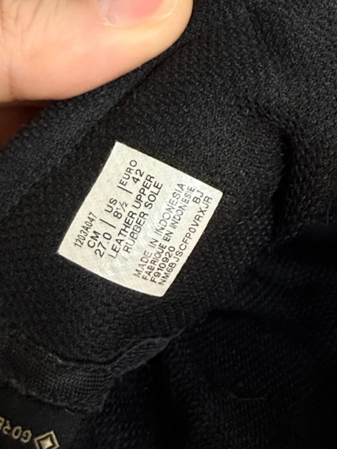 아식스 논네이티브 젤 예티 도쿄 하이 고어텍스 블랙 상품이미지6