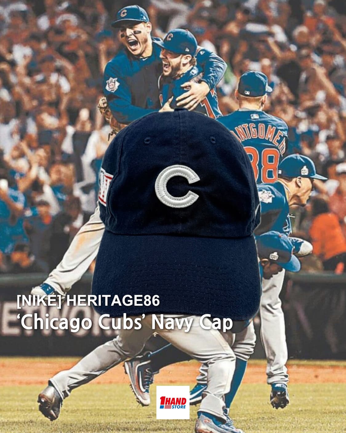 나이키 네이비 모자 NIKE MLB 시카고 컵스 헤리티지86 볼캡 상품이미지1