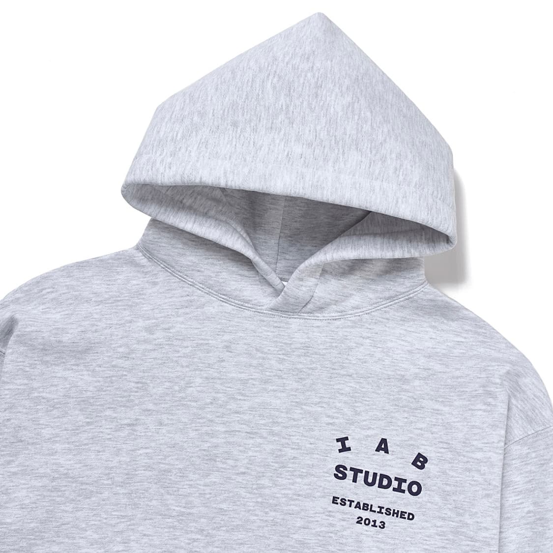 아이앱 스튜디오 25 라이트 그레이 후드티 L/XL 사이즈 새상품 판매 상품이미지5