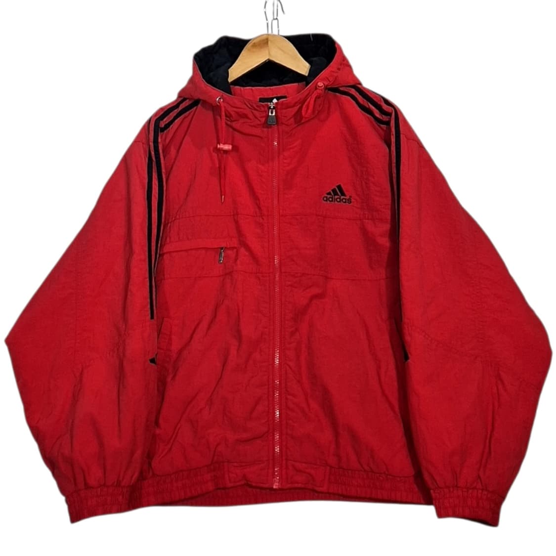 아디다스 자수로고 후드 점퍼 상품이미지1